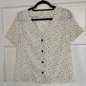 ModCloth/Jessy B Star Print Blouse